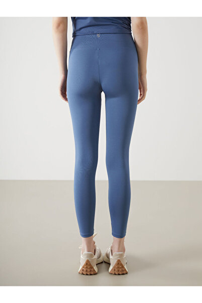 LC Waikiki Blue Women's Leggings with Elastic Waist