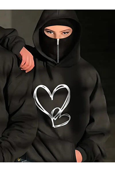 LAND MODA سترة صوفية للجنسين من Snow Masked Ninja من الصوف السميك بخيطين