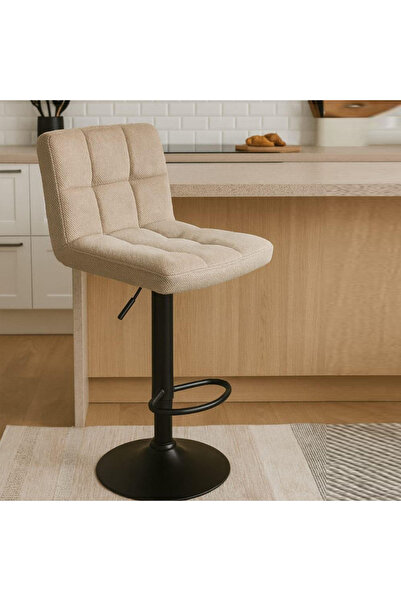 Tasamem Dafia كرسي بار قماش كتان