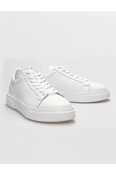 awix Orgen Sheos Γνήσιο Δερμάτινο Tommy Sneaker Trend Casual Παπούτσια (Λευκή σόλα Λευκή)