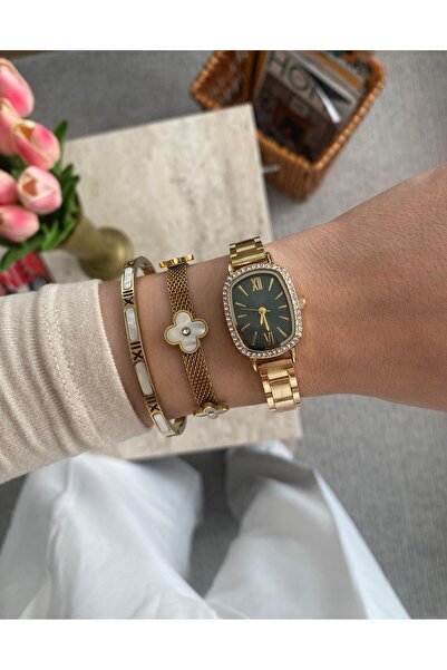 DARK BLANC Oval kasa yeni model kadin kol saati