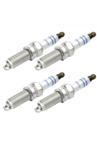 Bosch Set 4 bujii pentru Hyundai Accent, i20, i30, Veloster, Kia Carens, Ceed, Soul, Smart Fortwo