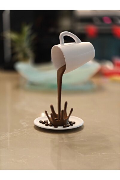SS 3D MODELLEME Dekoratif Dökülen Kahve Figürü, Dekoratif Figür, Kahve Köşesi