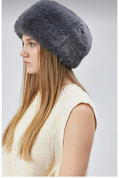 rushana Women's Kalpak Hat with Faux Fur and Quilted Lining Inside