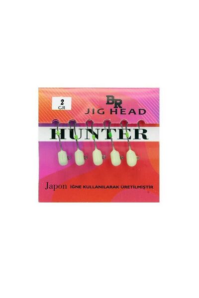 Bera Jig Head - Hunter 3 gr Green Uv Glow