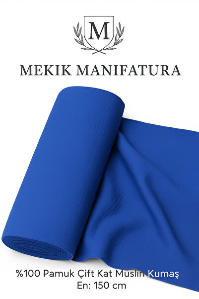 MEKİK MANİFATURA %100 Pamuk Çift Kat Müslin Kumaş – En 150 cm – Dekoratif ve ...