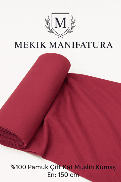 MEKİK MANİFATURA 100% бавовняна двошарова муслінова тканина – ширина 150 см –...