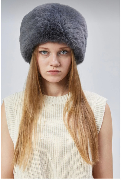 rushana Women's Kalpak Hat with Faux Fur and Quilted Lining Inside