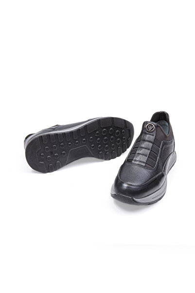 Vantaggio Pánské sportovní boty pro volný čas Rialto Black ze 100% pravé kůže