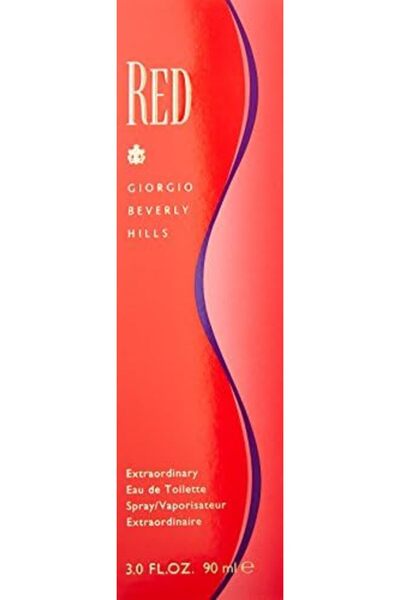 Elizabeth Arden Red Perfume by Giorgio Beverly Hills Eau de Toilette, 90ml, Orange