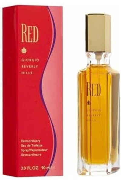 Elizabeth Arden Red Perfume by Giorgio Beverly Hills Eau de Toilette, 90ml, Orange