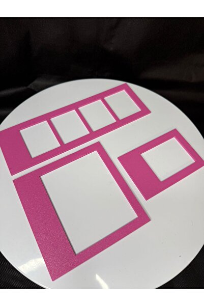 MYA DESİGN JEWERLY 3D Photo Frame Fridge Magnet 3-Piece Product Gift Home Ornament Decorative