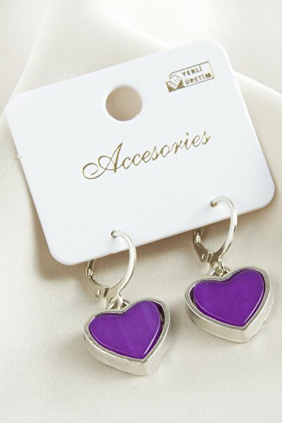 Marsilyan Heart Polyester Earrings