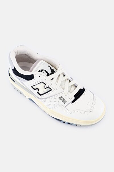 New Balance Kids Boy BB550VGB Lace Up Outdoor Shoes, Off White