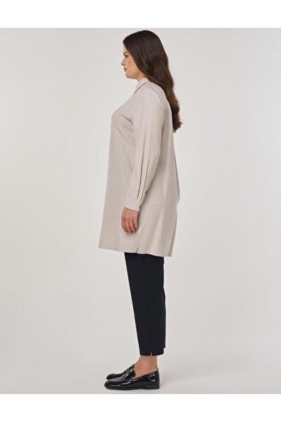 Kayra Punto Dikişli Rayon Tunik Taş