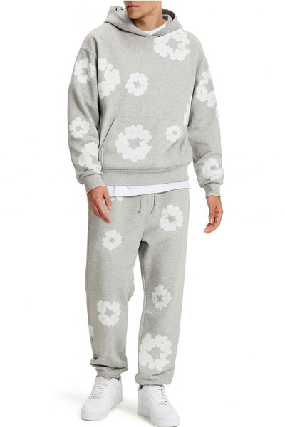 CLASSY.MODA بدلة رجالية مطبوعة بنقش بارز بثلاثة خيوط |   مريح للاستخدام اليوم...