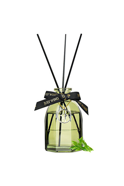 L&Wen Reed Diffuser, Home Fragrance Essential Oil with 5 Reed Sticks for Home Décor 150ml- White Tea