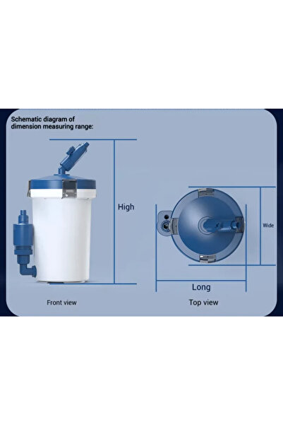 SunSun YW-03B – 14W, 800L/h, compact canister with multi-layer filtration for aquariums up to 80 cm