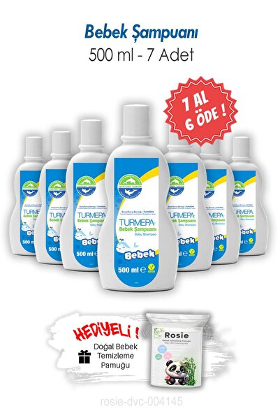 Turmepa Buy 7 Pay 6 Turmepa Baby Shampoo 500 ml and Rosie