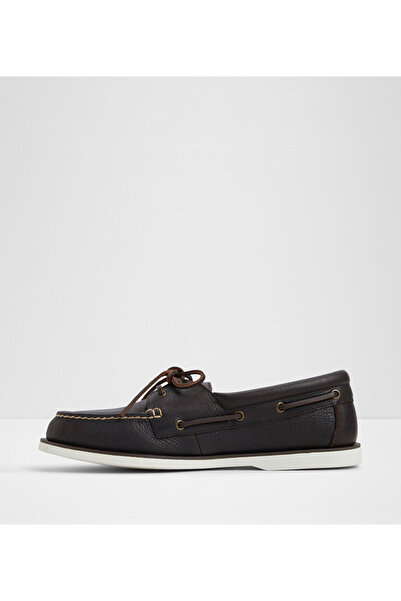 Aldo Dark Brown Mens Musker Boat Shoe