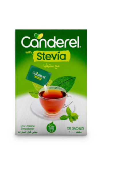 Canderel Stevia 100 Sachets x 2 Pcs