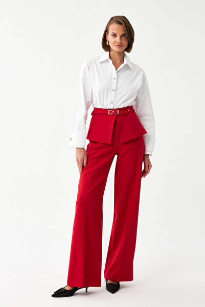 NAGRADA Kuşak Detaylı Palazzo Pantolon