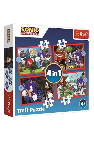 Trefl Puzzle 4in1 ANGMAD, Sonic Theme
