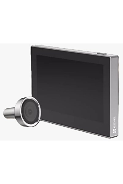 EZVIZ ، CP2، جهاز عرض باب لاسلكي، شاشة ملونة داخلية 4.3 بوصة، دقة 1080 بكسل، رمادي