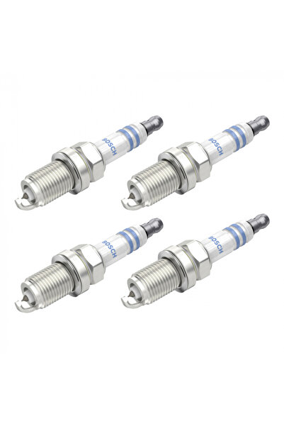 Bosch Set de 4 bujii pentru Honda Civic, Hyundai ix55, Sonata V, Tucson, Kia Opirus, Sportage, Mi