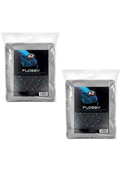 K2 Pachet 2 x prosop microfibra Flossy 800GSM 60X90 cm