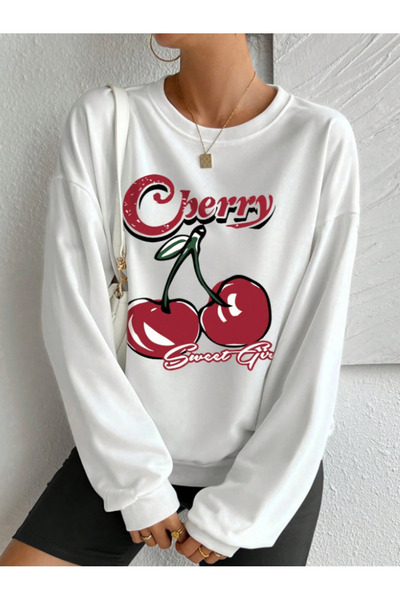 COHERENT Hanorac unisex pentru femei/bărbați CHERRYSWEET, imprimat personaliz...