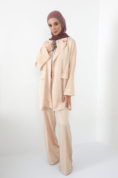 Aisha's Design Chiffon Hooded Combed Cotton Bonnet with Neck Covering Feature, B-95, Dusty Rose - Dusty Rose
