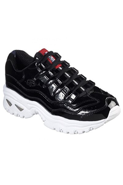 SKECHERS Skechers, Pantofi sport wedge cu garnituri de piele lacuita Energy T...