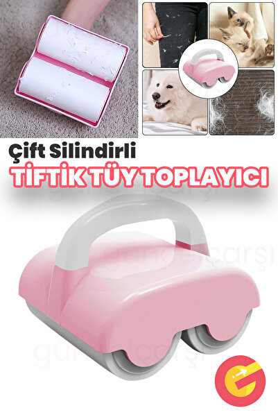 İki Silindirli Tiftik Tüy Toplayıcı, Giysi, Halı, Koltuk, Kanepe, Araba Koltukları, Hayvan Tüyleri