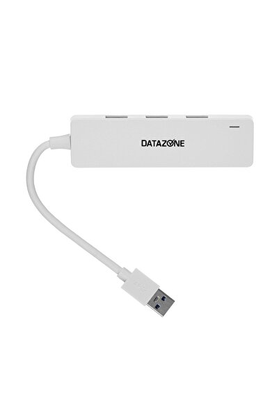 Datazone 4 in 1 USB-A HUB, Four USB-A 3.0 ports, Grey