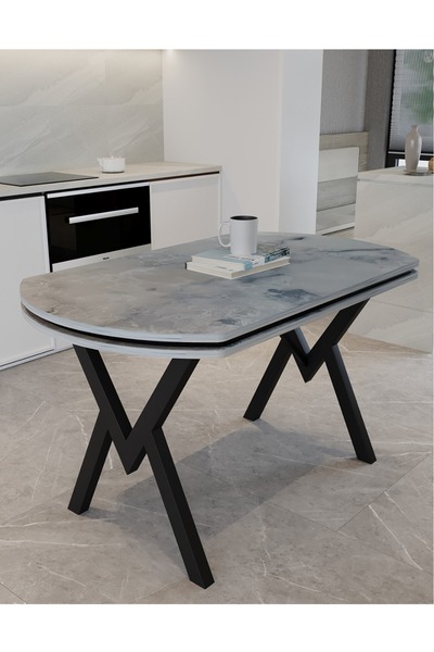 Avenza Furniture Avenza Living 70×120 cm Gofret MDF Yemek Masası – Modern Mut...