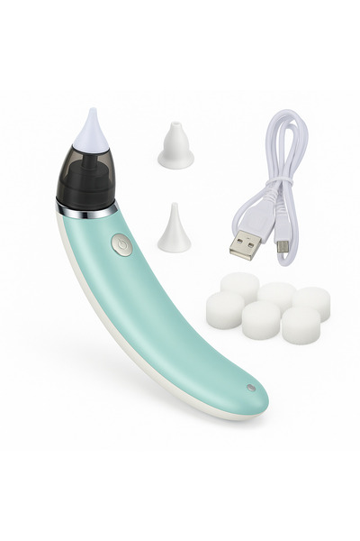 LEIHMANN Aspirator nazal electric pentru bebelusi, cu 5 viteze, incarcare USB
