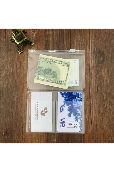 İthal 1 adet pasaport boy PVC çanta