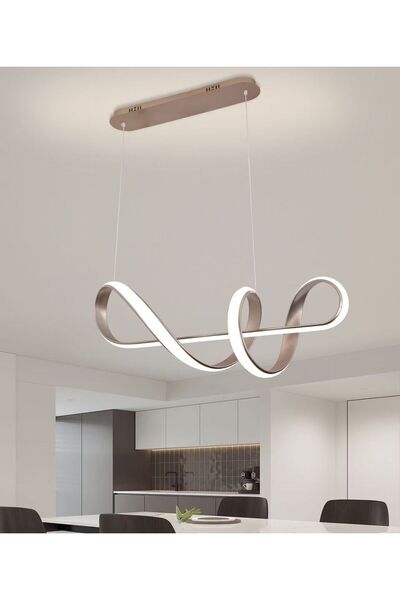 RFAN Pendant, Model 5009, With Remote Control, 3 Types of Light, Adjustable Height, 240W, Gray