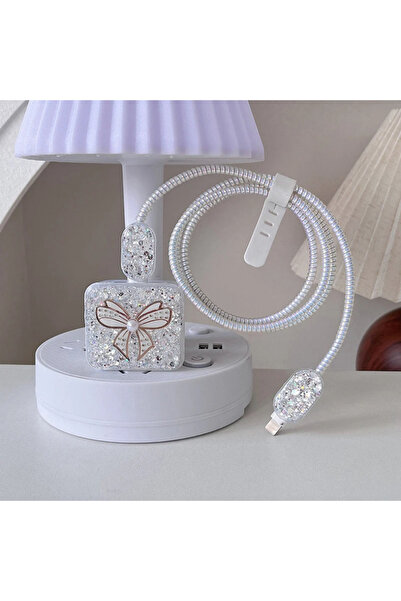 Favors 18W/20W Uyumlu Şarj Aleti Kılıfı, Adaptör Ve Kablo Koruyucu Rengarenk ...