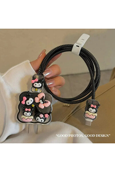 Favors 18W/20W Uyumlu Şarj Aleti Kılıfı, Adaptör Ve Kablo Koruyucu Rengarenk ...