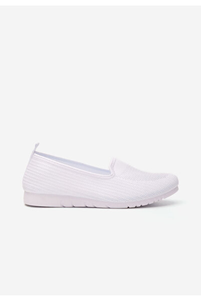 B T Shoes Bílé slip on tenisky Fransisca