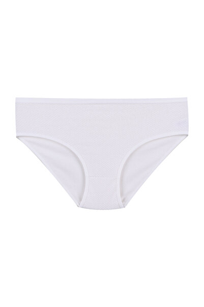 koza iç giyim 3'lü Desenli Pamuklu Yüksek Bel Bato