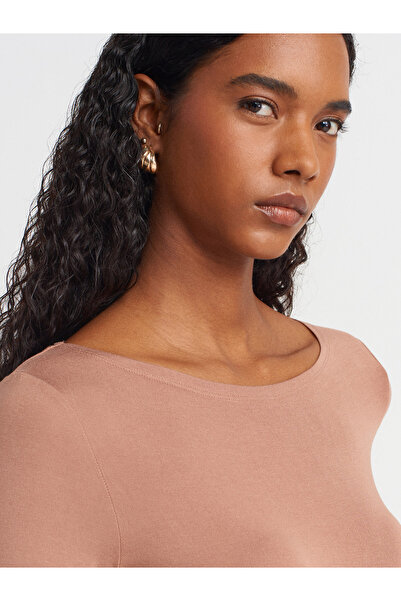 Dilvin 31921 Soft-Keyed Top-Açık Brown