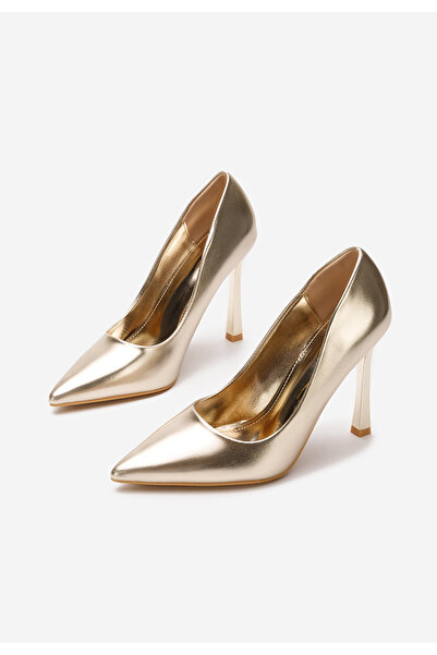 B T Shoes Zlaté lodičky do špičky Anselma V2