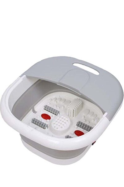 Türkiye جهاز تدليك حمام سبا للقدمين مع التحكم في درجة الحرارة، نفث فقاعات اهتزازية قابلة للطي، ماصة أوتوماتيكية