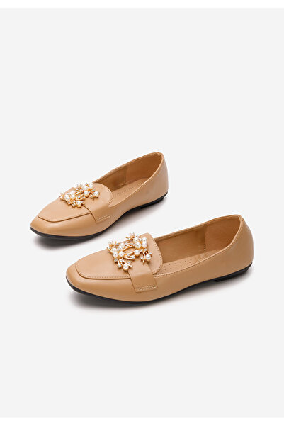 B T Shoes Béžové mokasíny dámské Giulinello v2