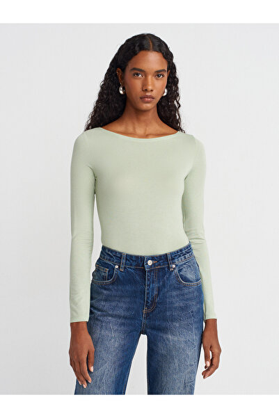 Dilvin 31921 Soft-Keyed Top-Open Khaki