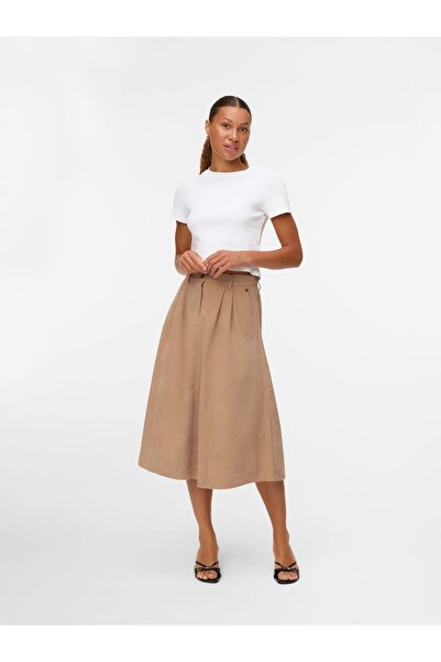 Vero Moda Rock VMVIENNA Hohe Taille Samtrock