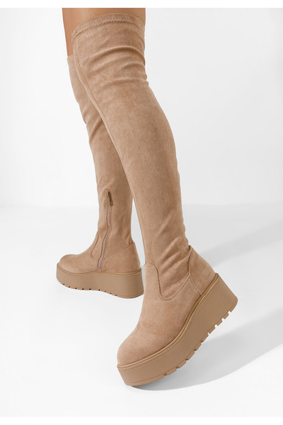B T Shoes Ψηλές μπότες Hiedra Χακι